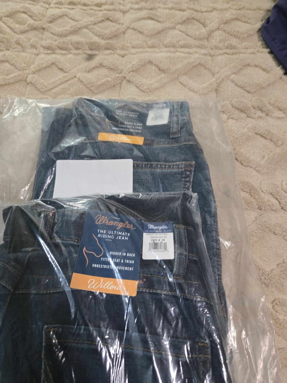 Wrangler Juniors Willow Jeans in Dark Blue Denim